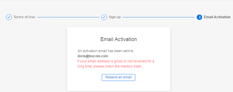 Kucoin email activace
