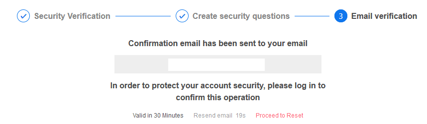 Kucoin verifikace emailu