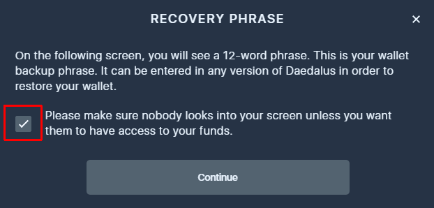 Daedalus recovery informace