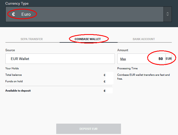 Coinbase Pro vklad eur