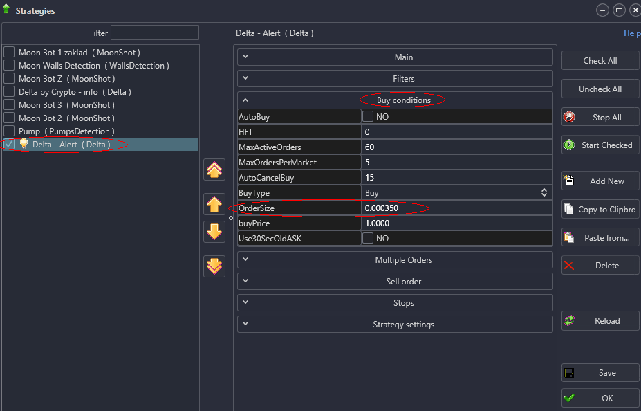 MoonBot uprava strategie