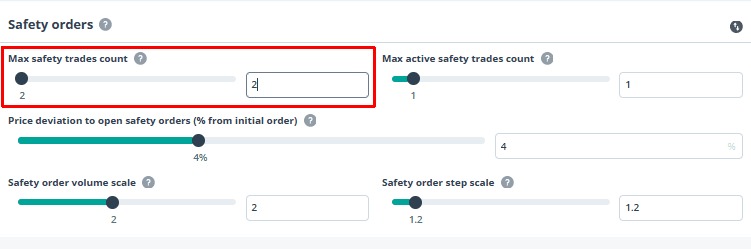 3commas Trading bot safety orders