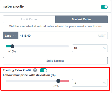 3commas Trailing Take Profit